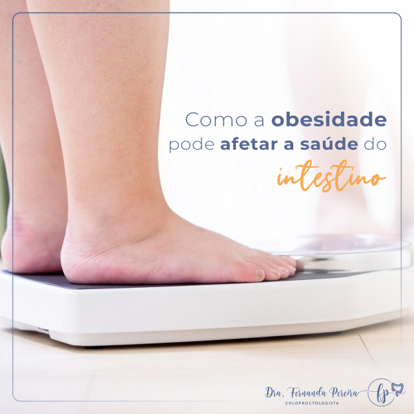 Como a obesidade pode afetar a saúde do intestino
