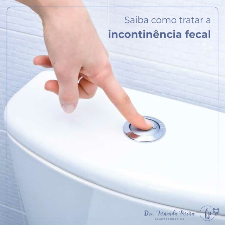 Saiba como tratar a incontinência fecal